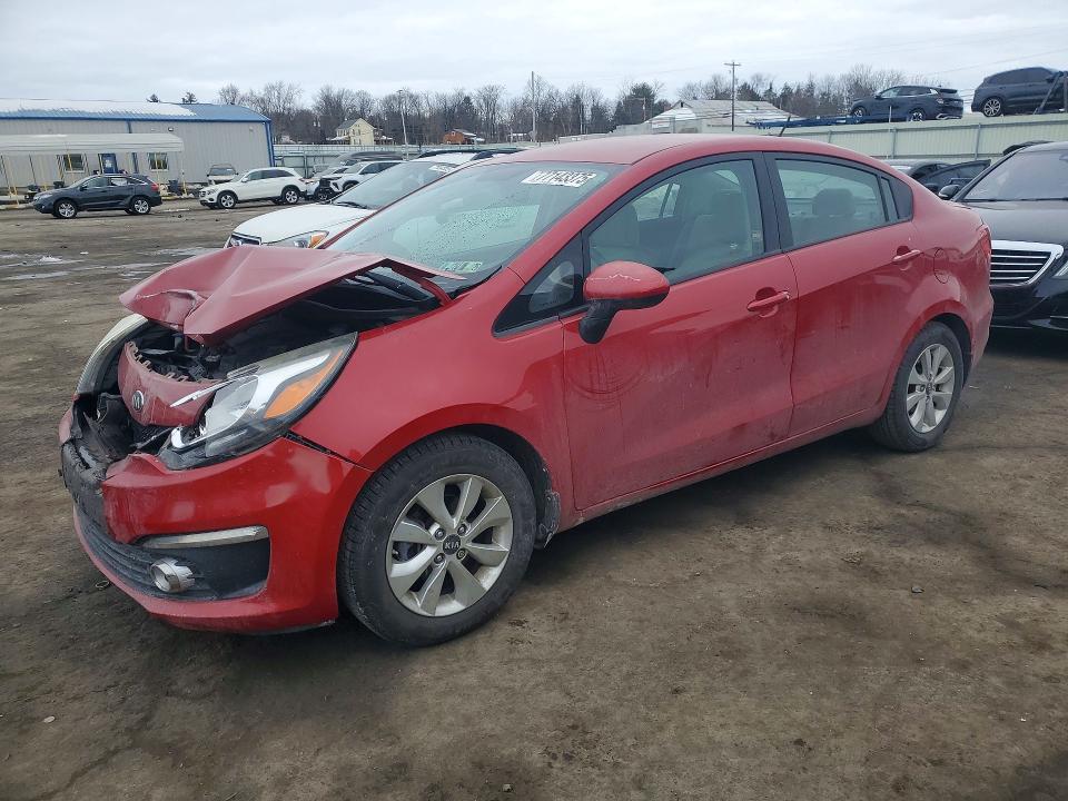 KIA RIO EX 2016 with VIN KNADN4A36G6647333 - Photo from auction