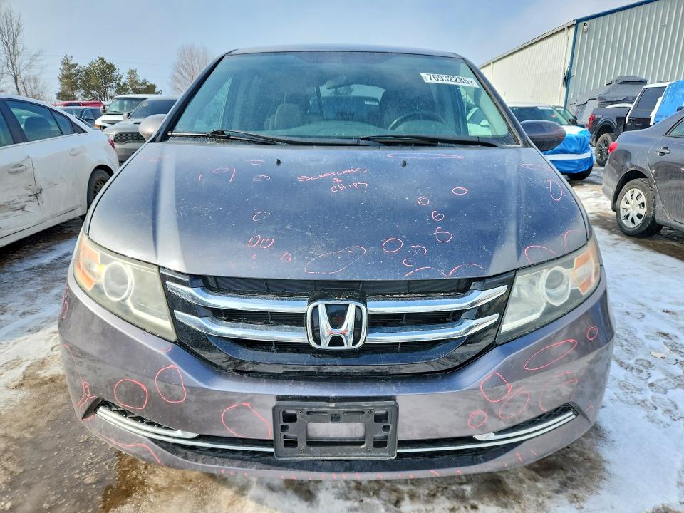 Photo 5 from auction – 2014 HONDA ODYSSEY EX with VIN 5FNRL5H48EB509278