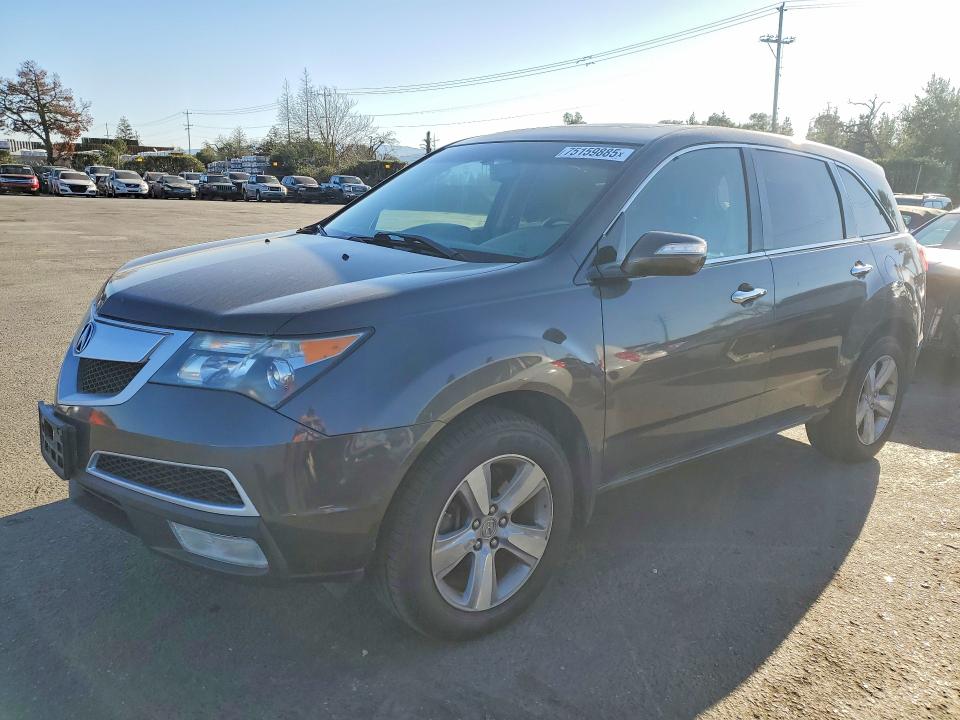ACURA MDX TECHNO 2012 with VIN 2HNYD2H30CH523000 - Photo from auction
