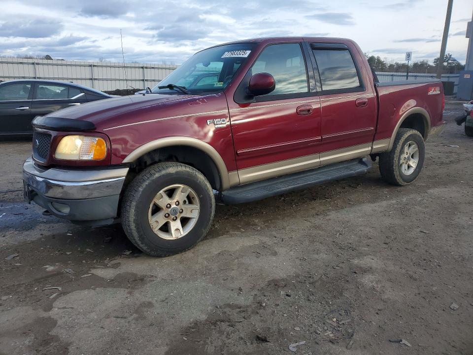 FORD F150 2003 with VIN 1FTRW08L03KA55688 - Photo from auction