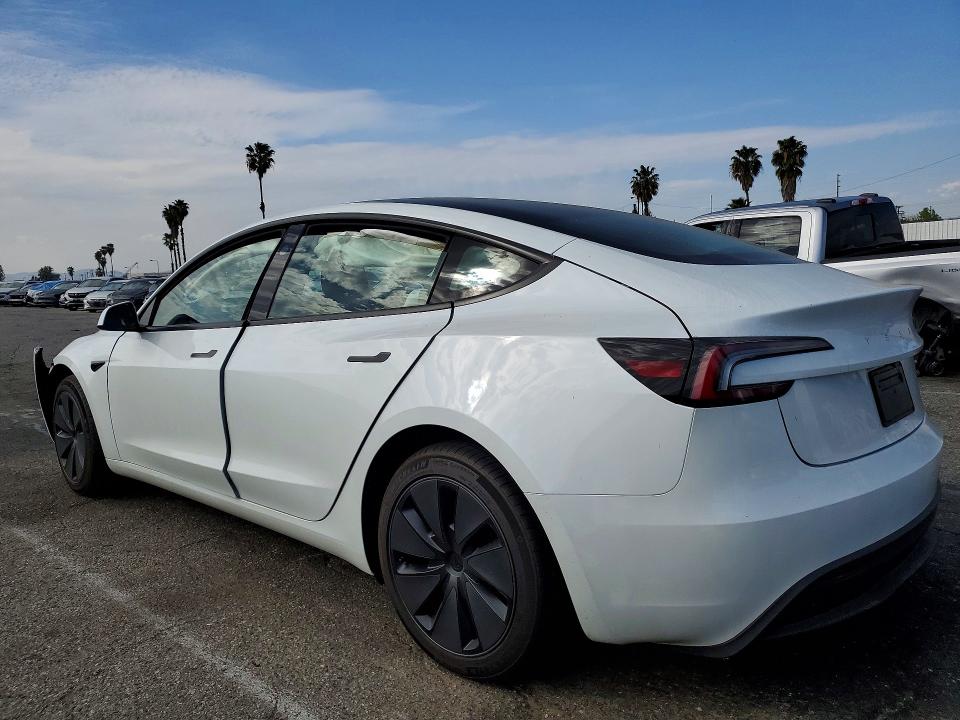 Photo 2 from auction – 2025 TESLA MODEL 3 with VIN 5YJ3E1EA7SF071464