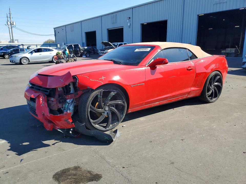 Photo 1 from auction – 2015 CHEVROLET CAMARO LT with VIN 2G1FD3D36F9148889