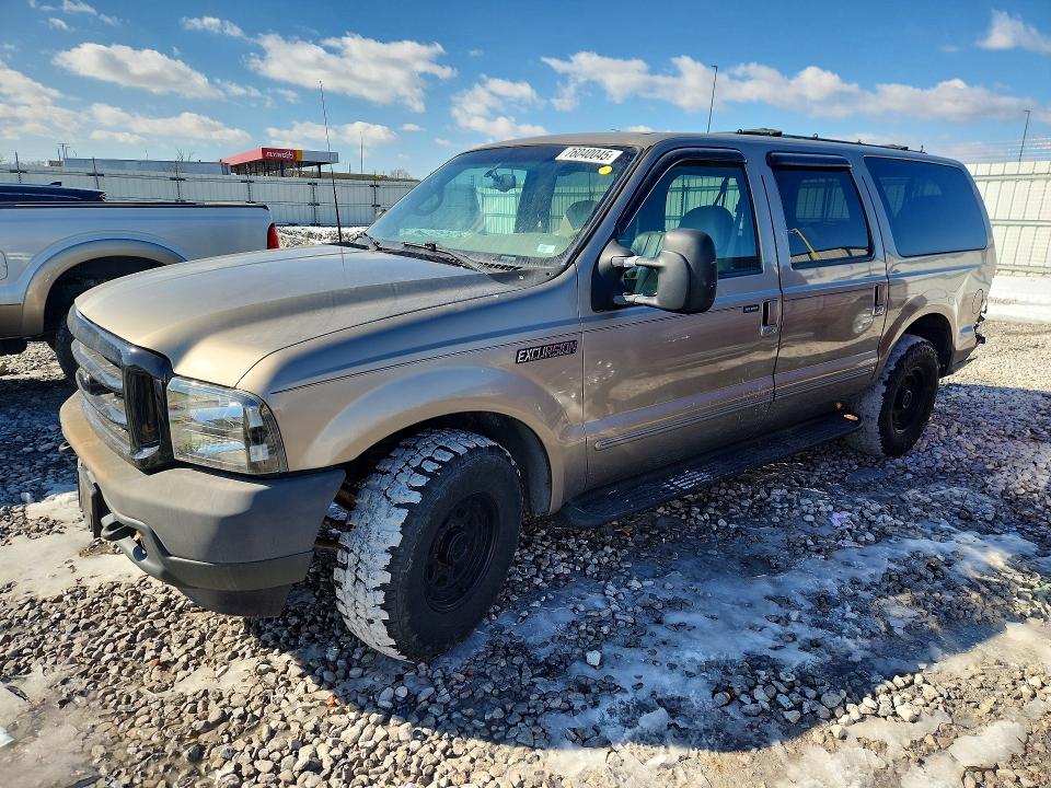 FORD EXCURSION 2000 with VIN 1FMNU40L2YEA13399 - Photo from auction