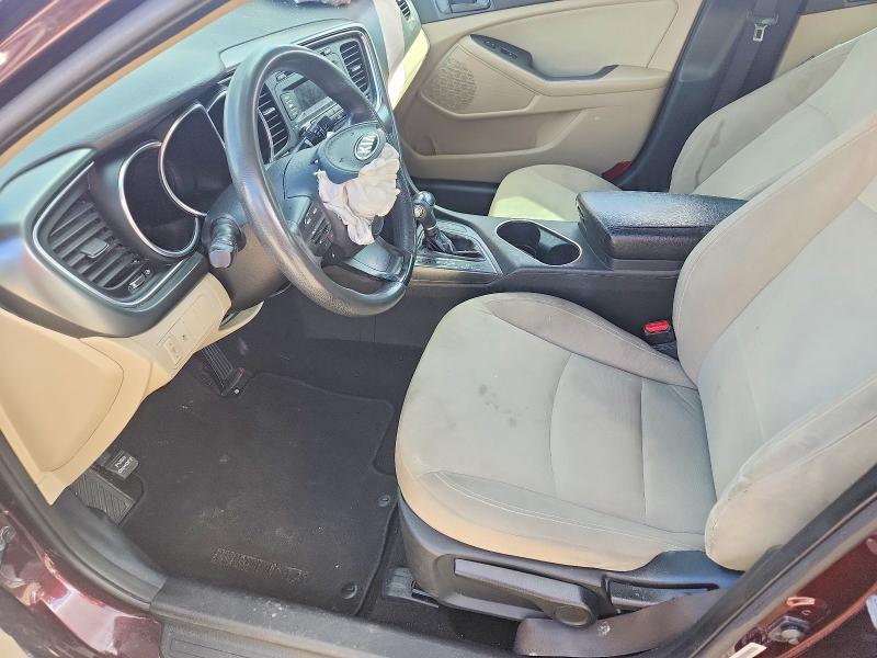 Photo 7 from auction – 2014 KIA OPTIMA with VIN 5XXGM4A72EG310193