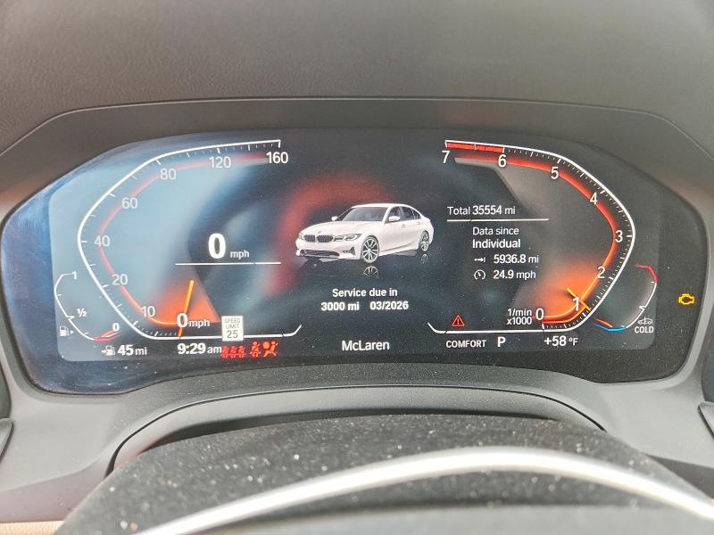 Photo 9 from auction – 2019 BMW 330I with VIN WBA5R1C50KAK09581