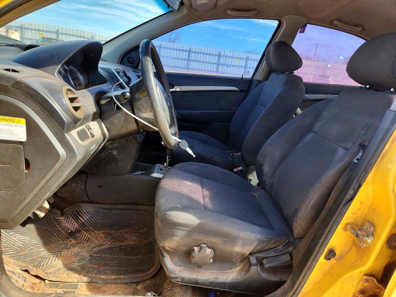 Photo 7 from auction – 2008 CHEVROLET AVEO BASE with VIN KL1TD566X8B050566