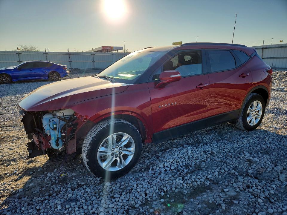 CHEVROLET BLAZER 2021 with VIN 3GNKBCRSXMS550305 - Photo from auction