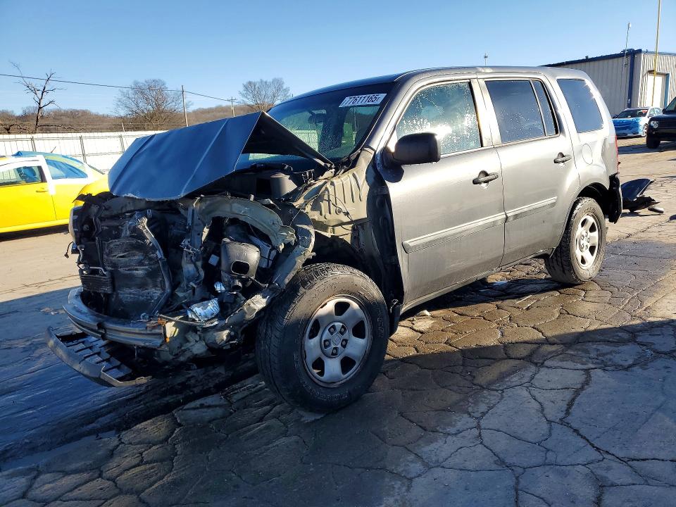 HONDA PILOT 2011 with VIN 5FNYF3H27BB007377 - Photo from auction
