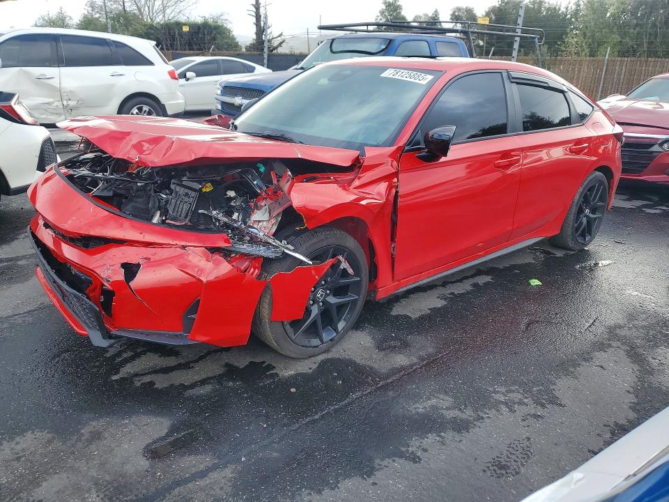 HONDA CIVIC 2026 with VIN 19XFL4H82TE001925 - Photo from auction