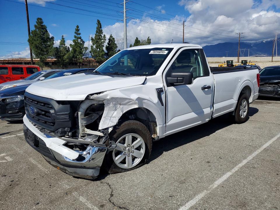 FORD F150 2021 with VIN 1FTMF1CP3MKE47558 - Photo from auction