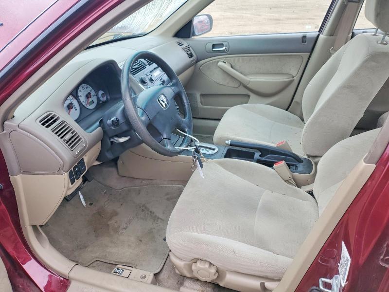 Photo 7 from auction – 2002 HONDA CIVIC with VIN 2HGES26712H520675