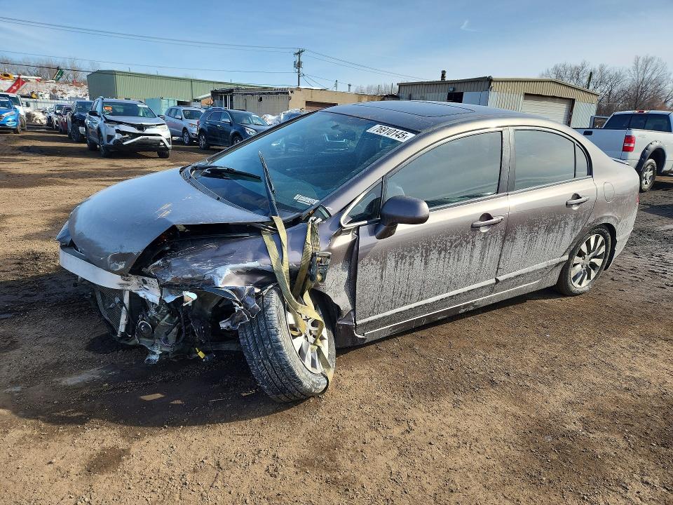 HONDA CIVIC 2010 with VIN 19XFA1F83AE029706 - Photo from auction