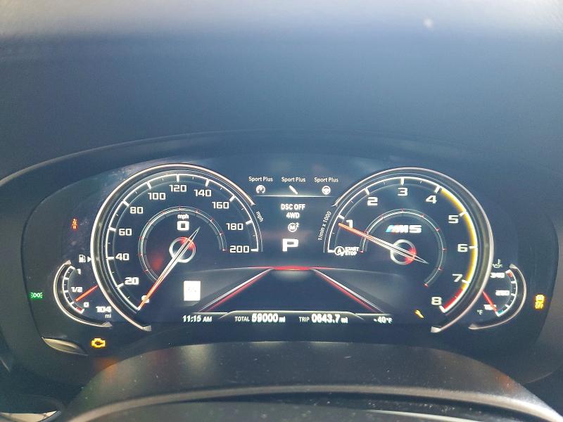 Photo 9 from auction – 2019 BMW M5 with VIN WBSJF0C58KB448223