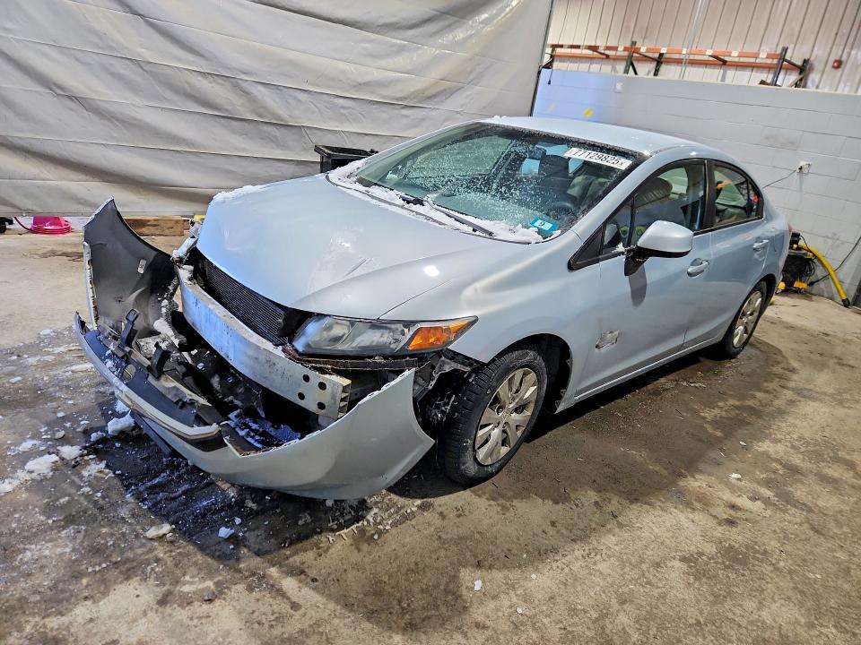 HONDA CIVIC LX 2012 with VIN 2HGFB2F57CH502069 - Photo from auction