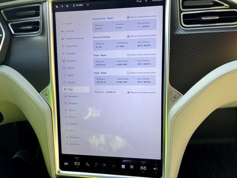 Photo 8 from auction – 2016 TESLA MODEL S with VIN 5YJSA1E28GF133929