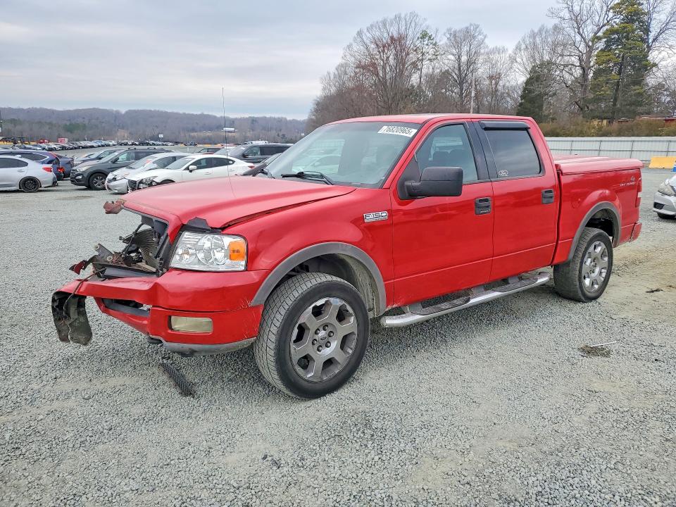 FORD F150 SUPER 2004 with VIN 1FTPW14534KC81861 - Photo from auction