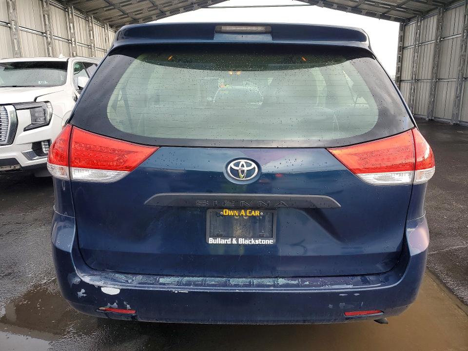Photo 6 from auction – 2012 TOYOTA SIENNA BAS with VIN 5TDKA3DC2CS012518