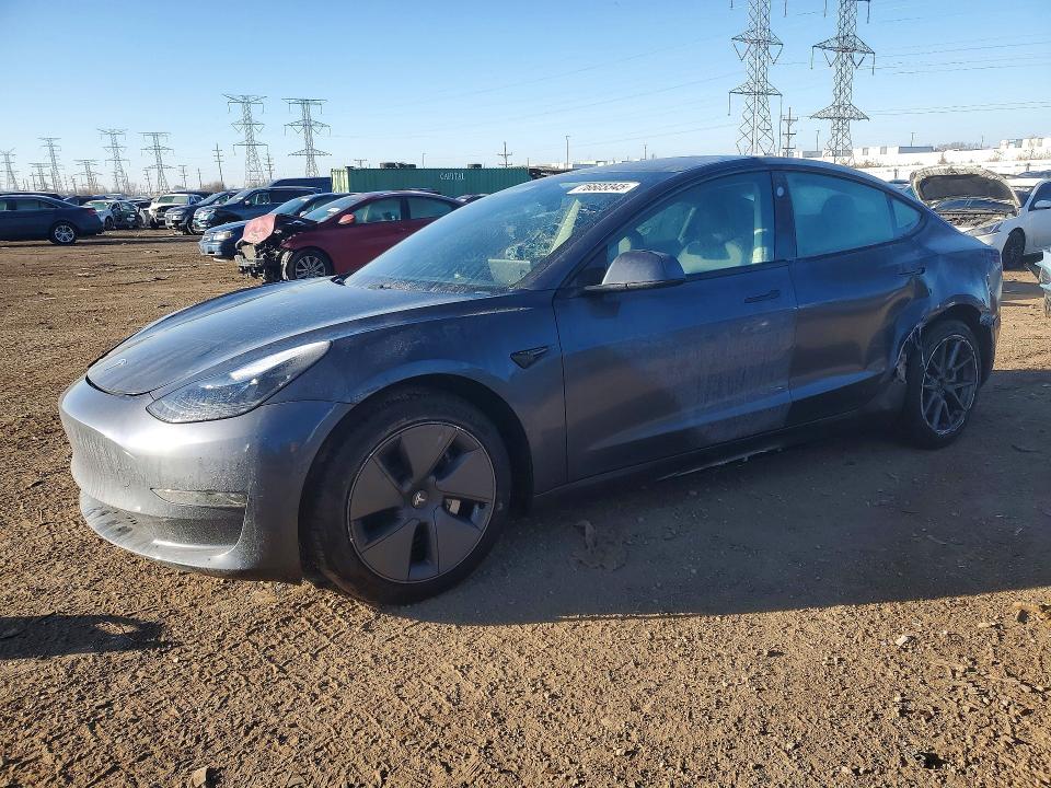 TESLA MODEL 3 2021 with VIN 5YJ3E1EA1MF052296 - Photo from auction