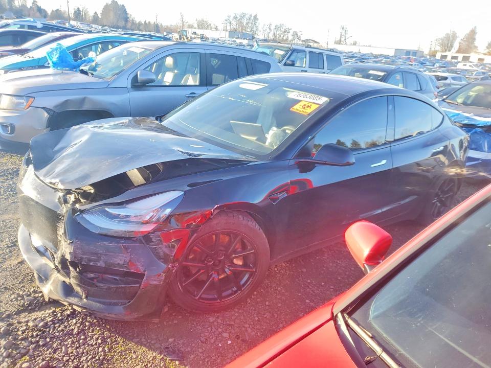 TESLA MODEL 3 2018 with VIN 5YJ3E1EB9JF071912 - Photo from auction