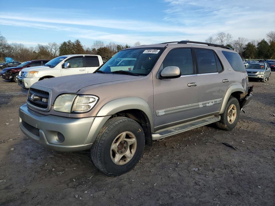 TOYOTA SEQUOIA SR 2002 with VIN 5TDZT34A82S059591 - Photo from auction