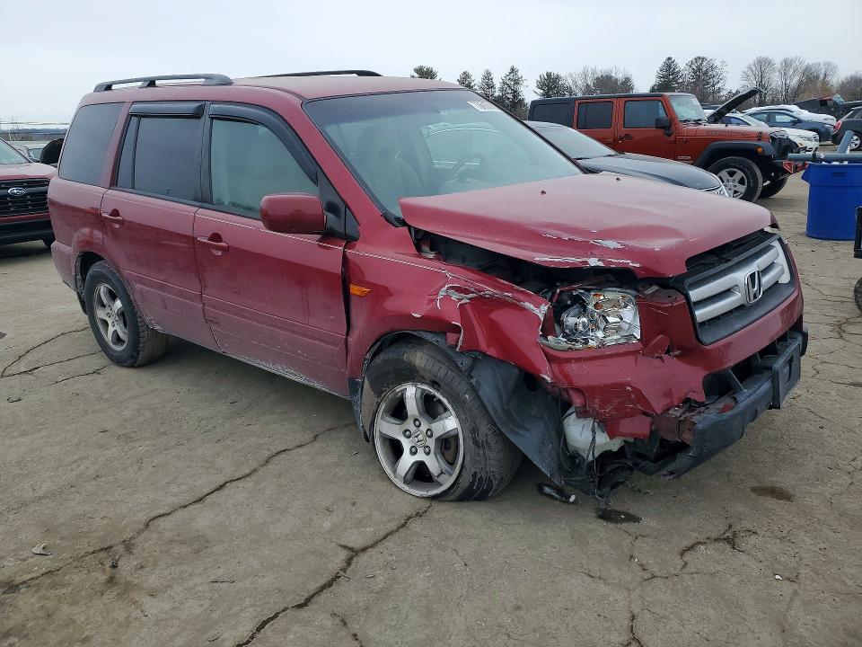 Фото 4 с аукциона – 2006 HONDA PILOT EX с VIN 5FNYF18486B011661