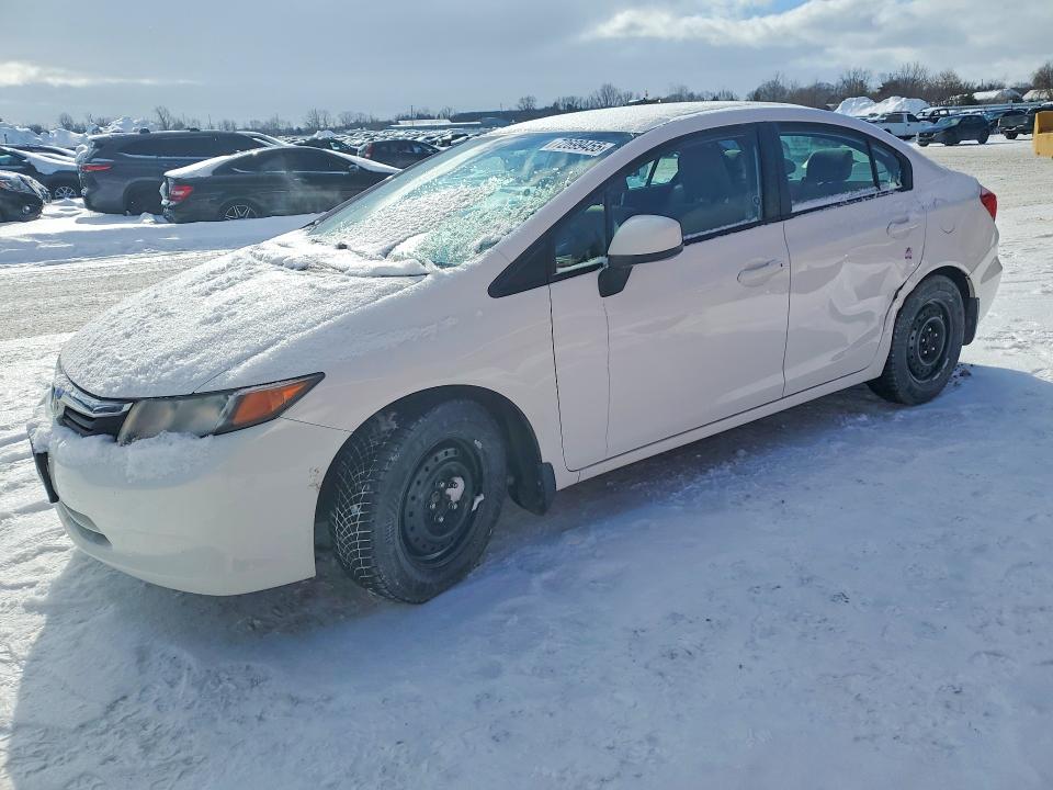 Photo 1 from auction – 2012 HONDA CIVIC LX with VIN 2HGFB2F4XCH057897