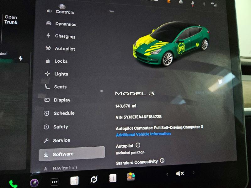 Photo 9 from auction – 2022 TESLA MODEL 3 with VIN 5YJ3E1EA4NF184728