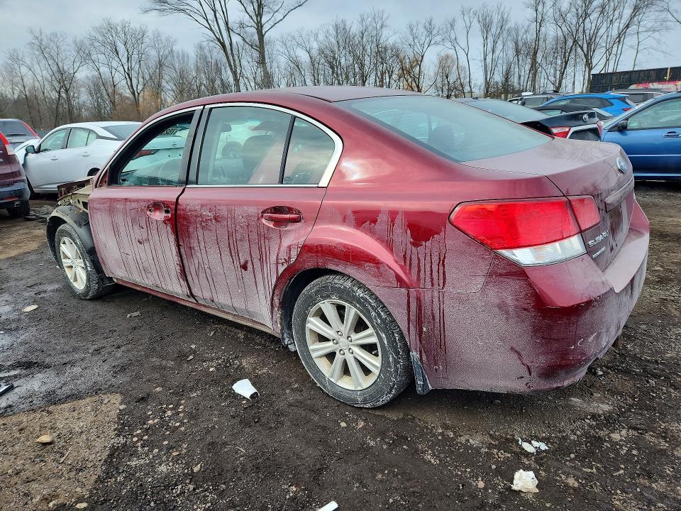 Photo 2 from auction – 2012 SUBARU LEGACY 2.5 with VIN 4S3BMAC65C1035439