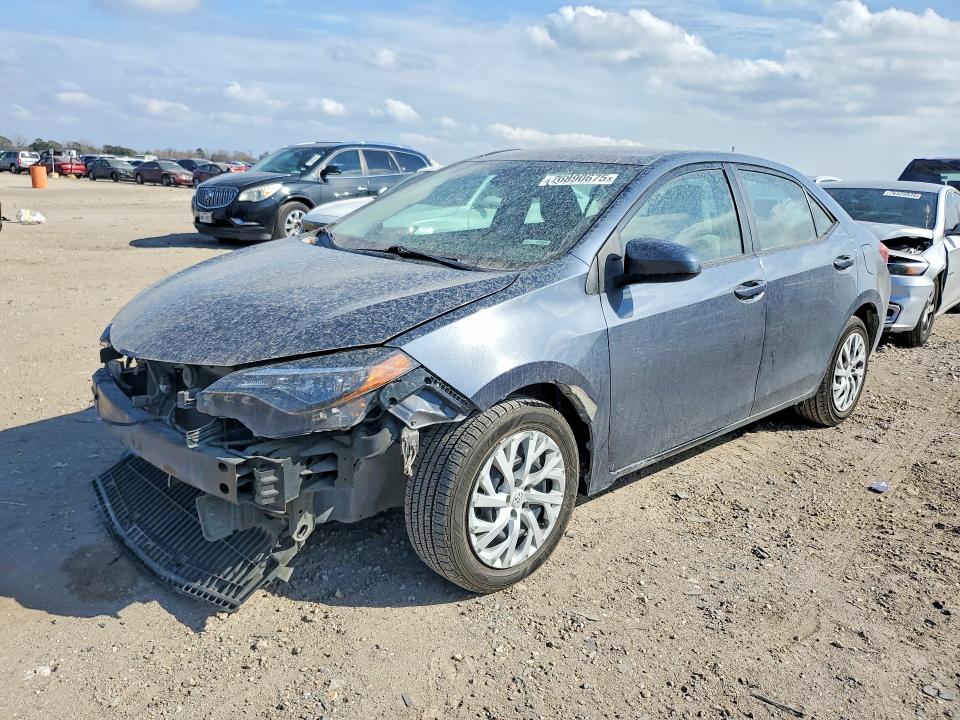 TOYOTA COROLLA L 2019 with VIN 5YFBURHE8KP883047 - Photo from auction