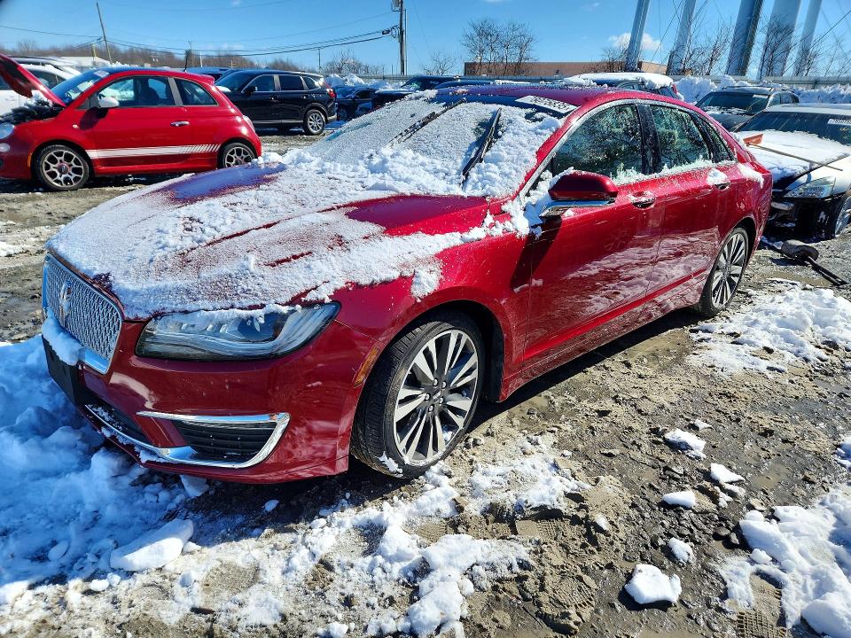 LINCOLN MKZ 2018 with VIN 3LN6L5F92JR614002 - Photo from auction