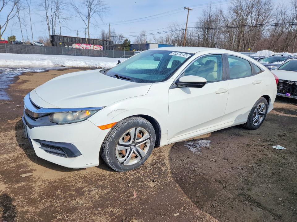 HONDA CIVIC LX 2016 with VIN 19XFC2F50GE242921 - Photo from auction