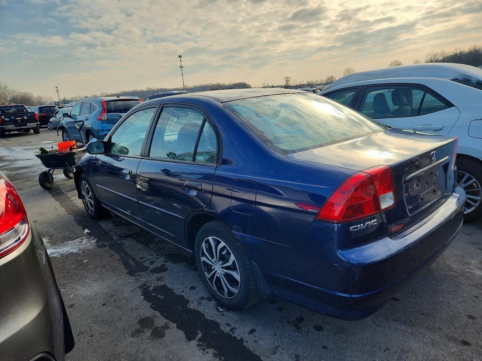 Photo 2 from auction – 2005 HONDA CIVIC LX with VIN 2HGES16595H518525