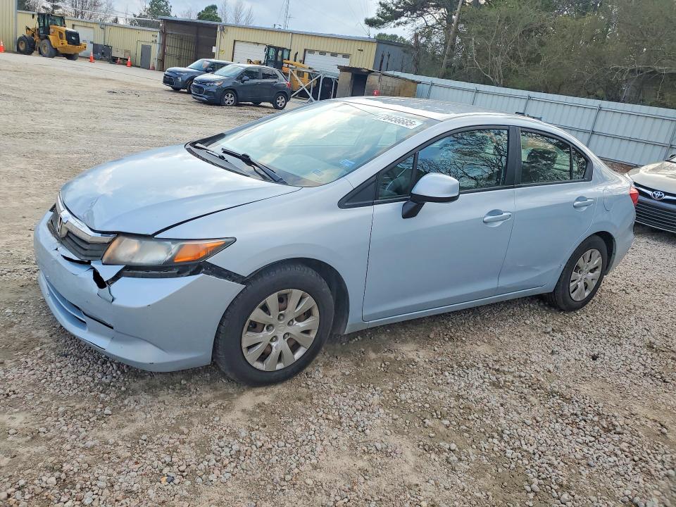 HONDA CIVIC 2012 with VIN 2HGFB2F5XCH509615 - Photo from auction