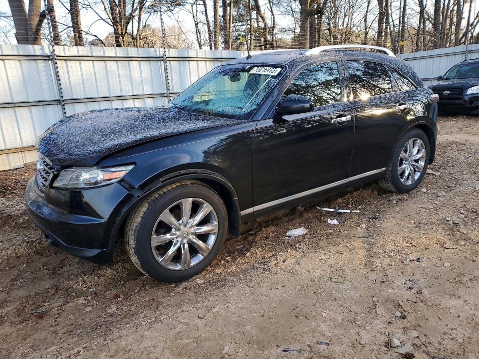 INFINITI FX35 2007 with VIN JNRAS08U87X101990 - Photo from auction