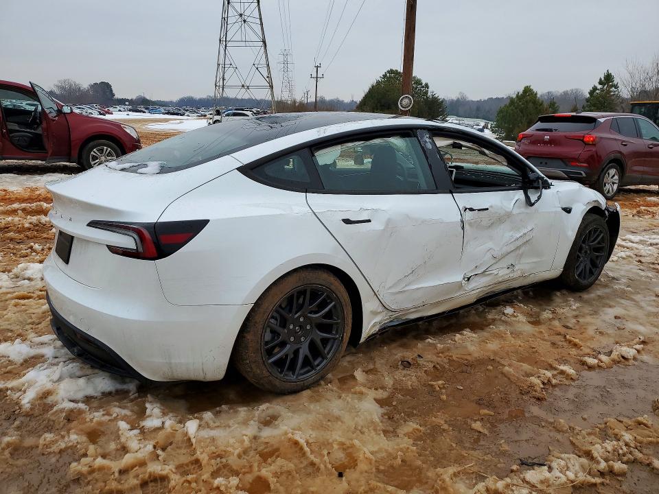 Photo 3 from auction – 2025 TESLA MODEL 3 with VIN 5YJ3E1EA5SF068420