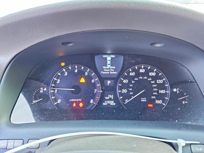 Photo 9 from auction – 2007 LEXUS LS 460 with VIN JTHBL46F775033057
