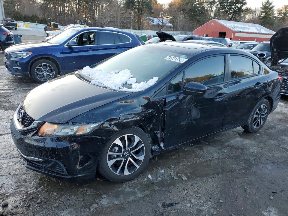HONDA CIVIC EX 2015 with VIN 19XFB2F81FE243958 - Photo from auction