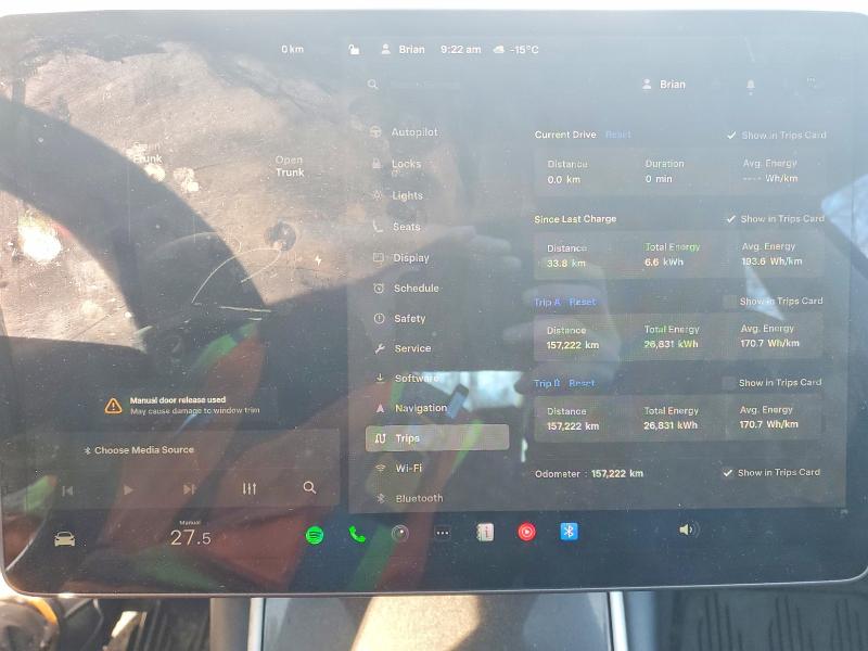 Photo 9 from auction – 2019 TESLA MODEL 3 with VIN 5YJ3E1EA8KF407719