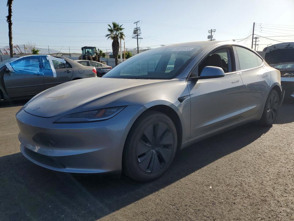 TESLA MODEL 3 2025 with VIN 5YJ3E1EA3SF014100 - Photo from auction