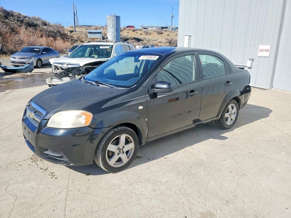 CHEVROLET AVEO LT 2007 with VIN KL1TG56677B050241 - Photo from auction