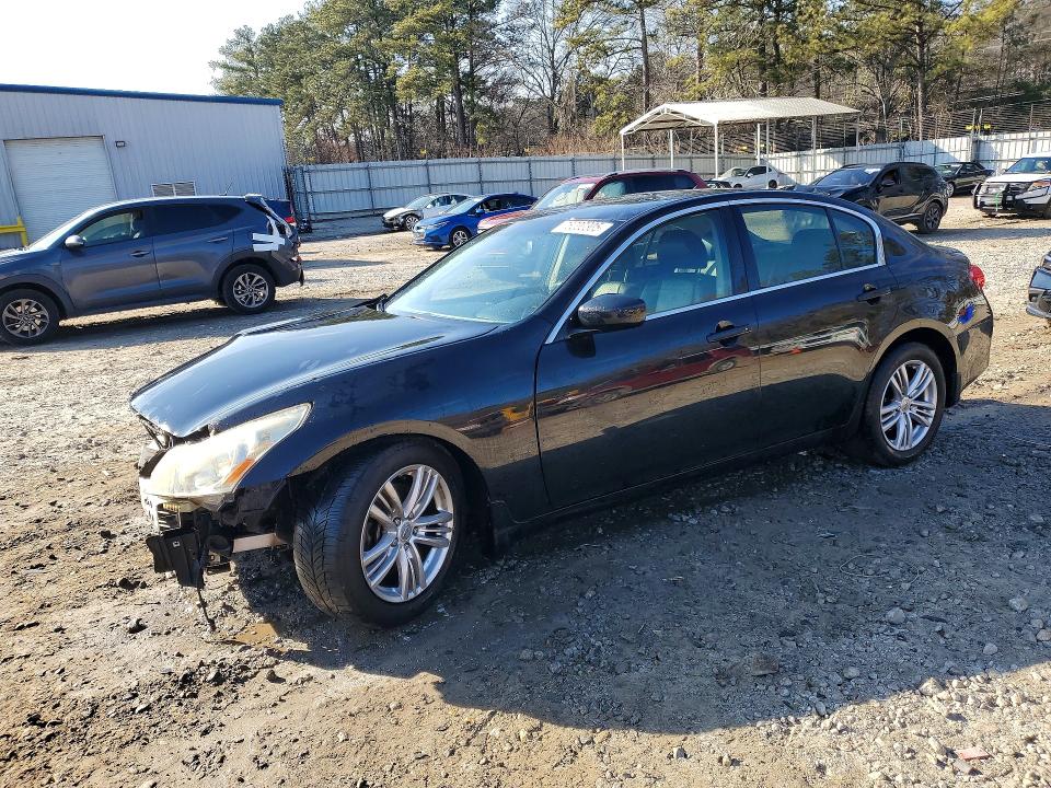 INFINITI G25 BASE 2012 with VIN JN1DV6AP3CM811180 - Photo from auction