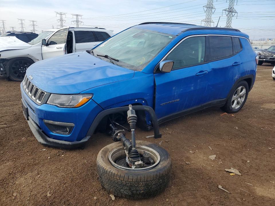 JEEP COMPASS 2017 with VIN 3C4NJDBBXHT666130 - Photo from auction