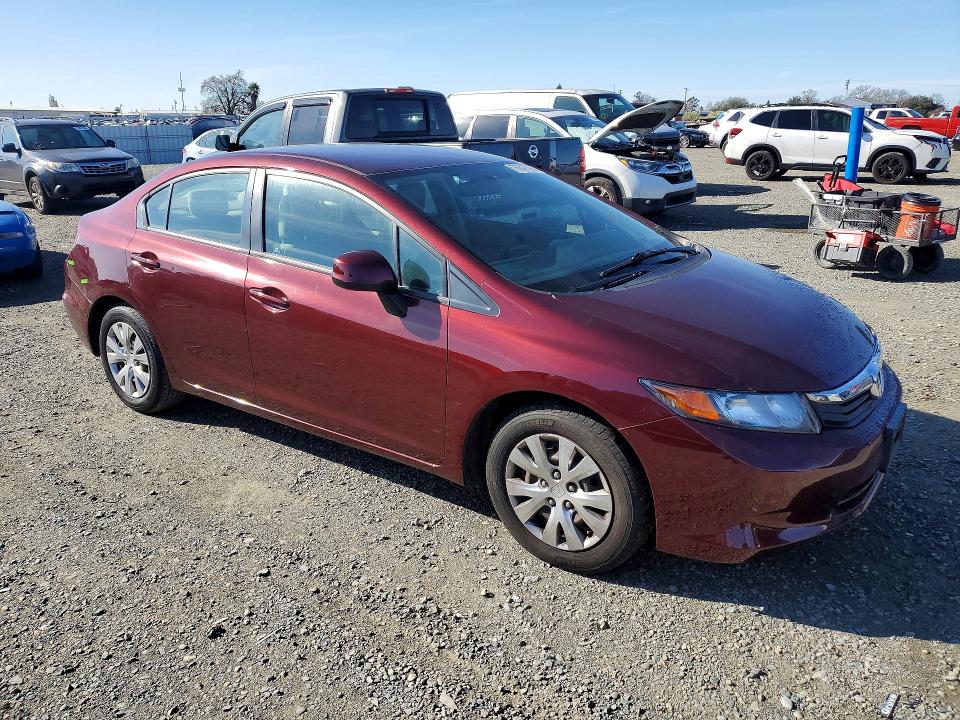 Photo 4 from auction – 2012 HONDA CIVIC with VIN 19XFB2F52CE358666