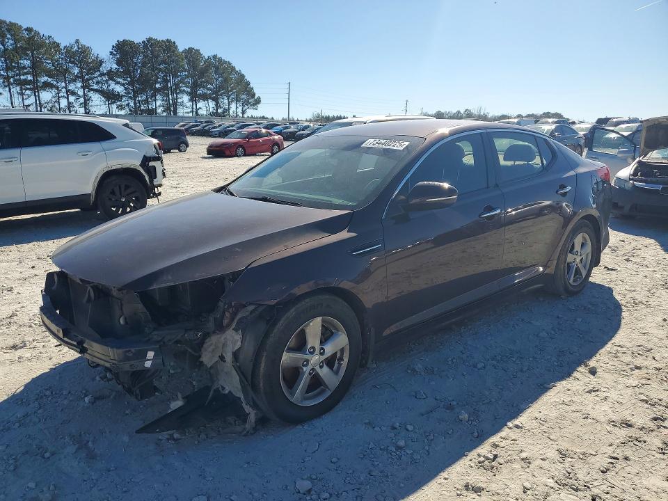 KIA OPTIMA 2015 with VIN 5XXGM4A76FG358510 - Photo from auction