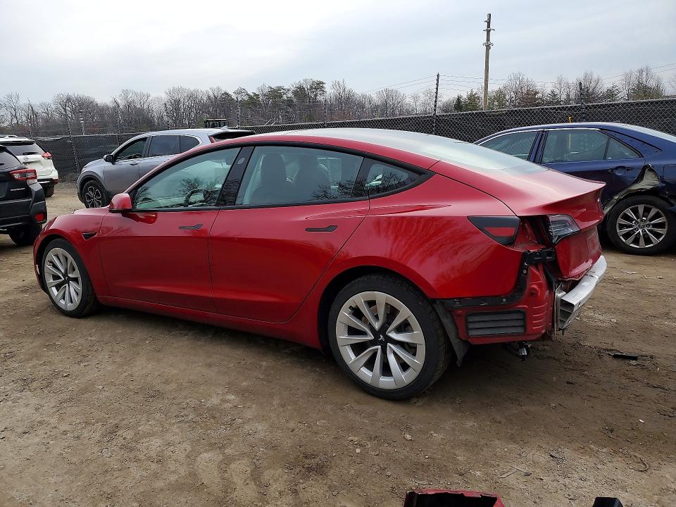 Photo 2 from auction – 2022 TESLA MODEL 3 with VIN 5YJ3E1EA7NF192029