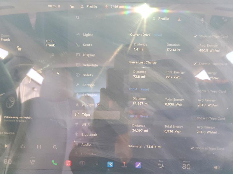 Photo 9 from auction – 2022 TESLA MODEL 3 with VIN 5YJ3E1EA2NF352804