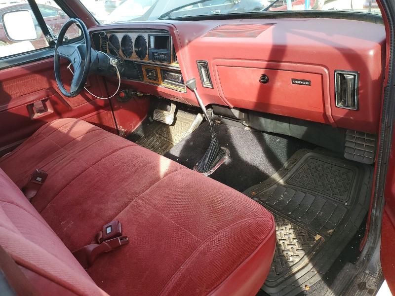 Photo 8 from auction – 1987 DODGE W-SERIES with VIN 1B7HW04T4HS421967