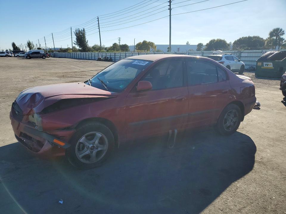 HYUNDAI ELANTRA 2004 with VIN KMHDN46D64U778110 - Photo from auction