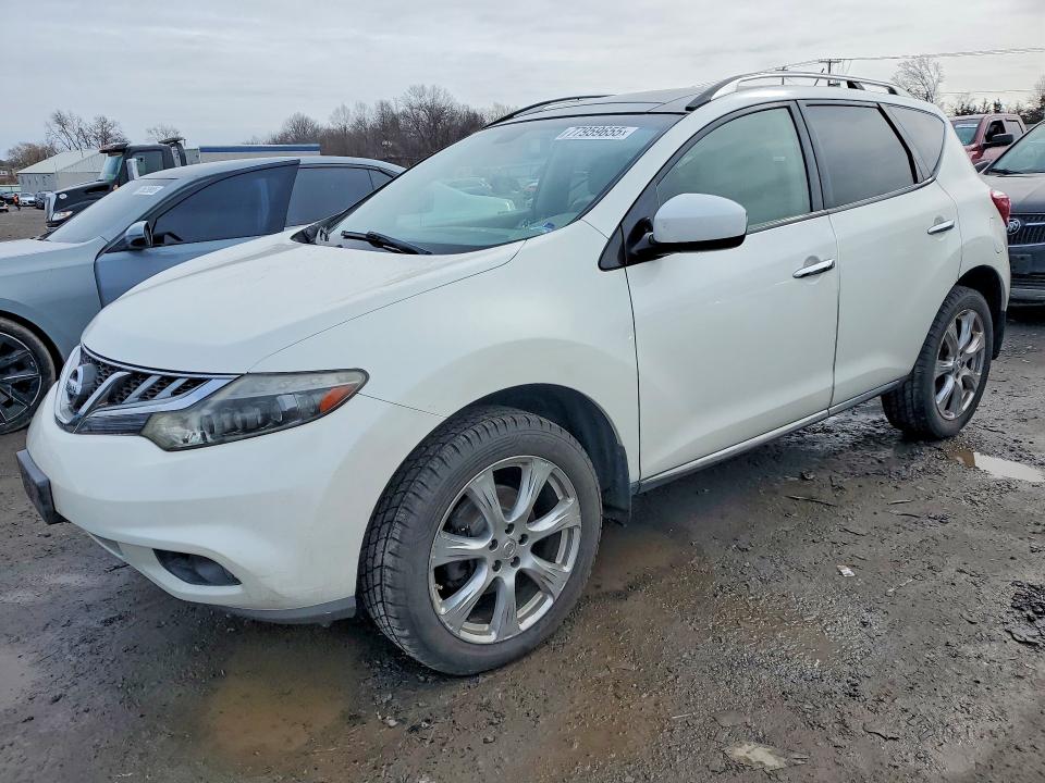 NISSAN MURANO 2012 with VIN JN8AZ1MW9CW202307 - Photo from auction