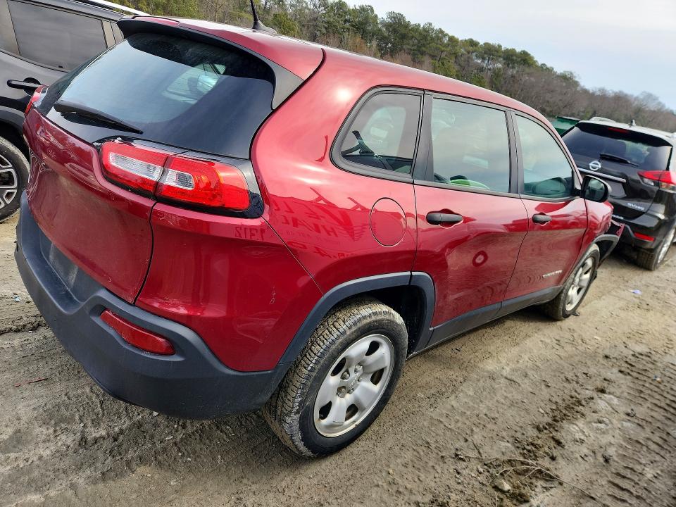 Photo 3 from auction – 2014 JEEP CHEROKEE with VIN 1C4PJLAB5EW123178